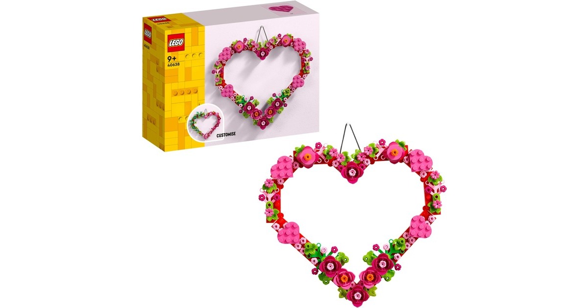 LEGO 40638 Herz-Deko, Konstruktionsspielzeug