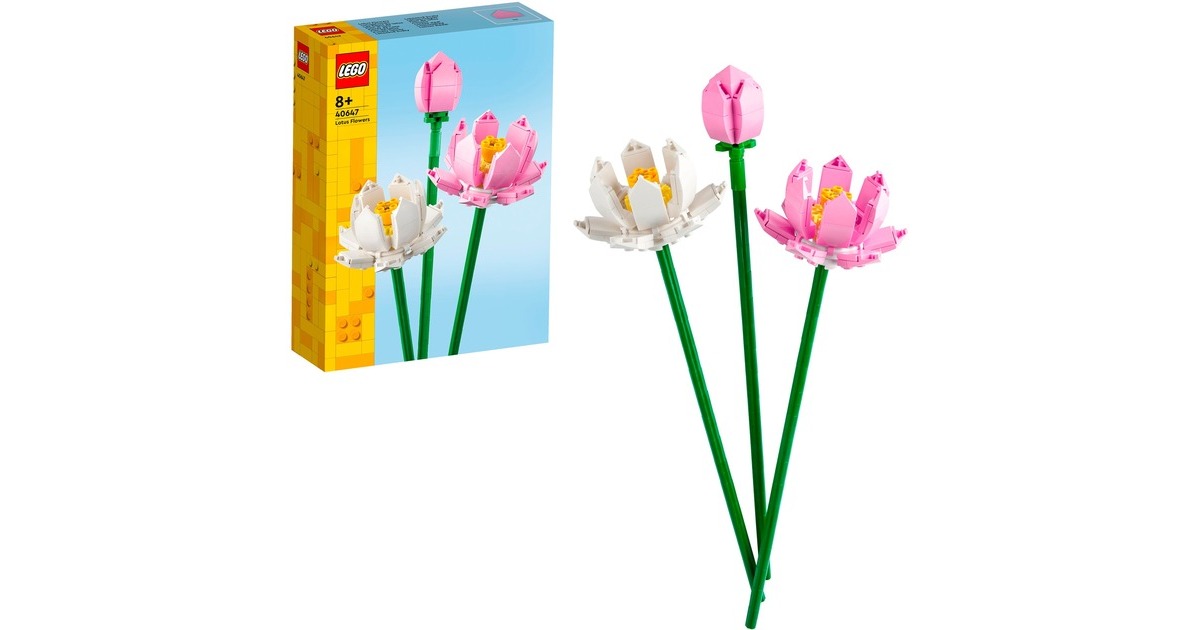 LEGO 40647 Iconic Lotusblumen, Konstruktionsspielzeug
