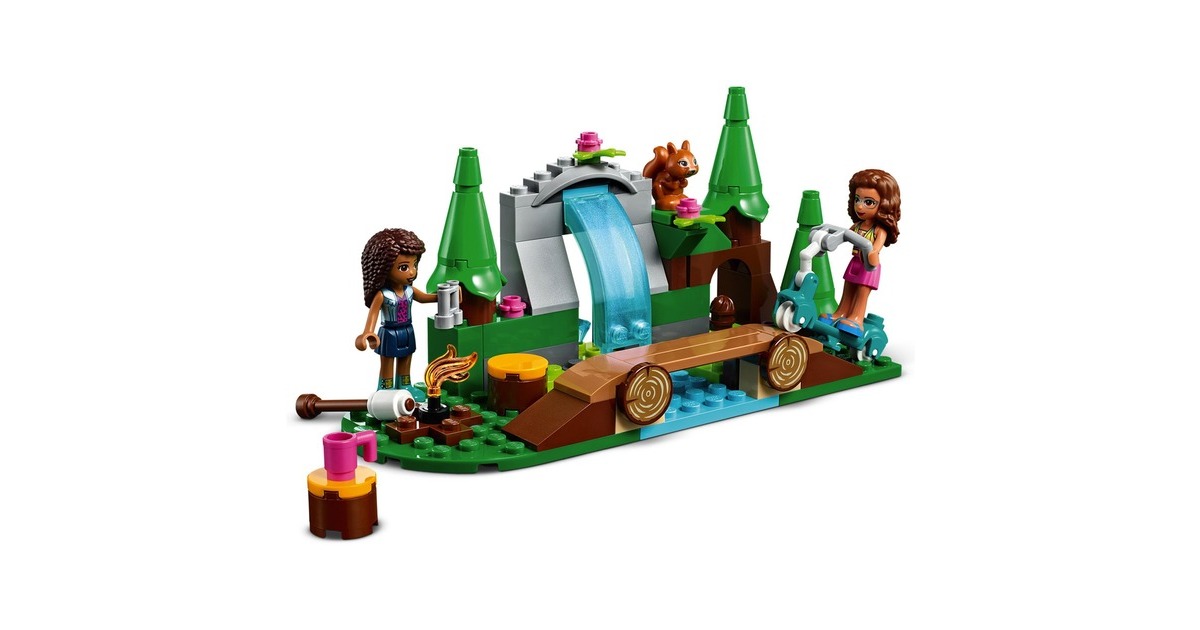 LEGO 41677 Friends Wasserfall im Wald, Konstruktionsspielzeug