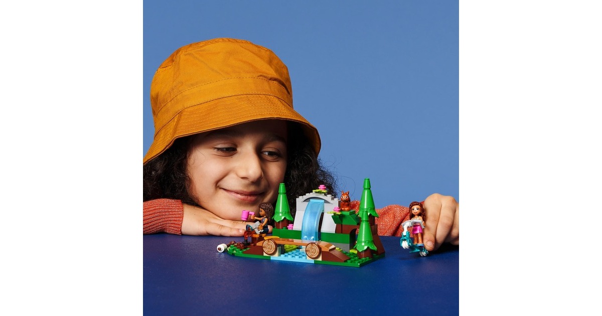 LEGO 41677 Friends Wasserfall im Wald, Konstruktionsspielzeug