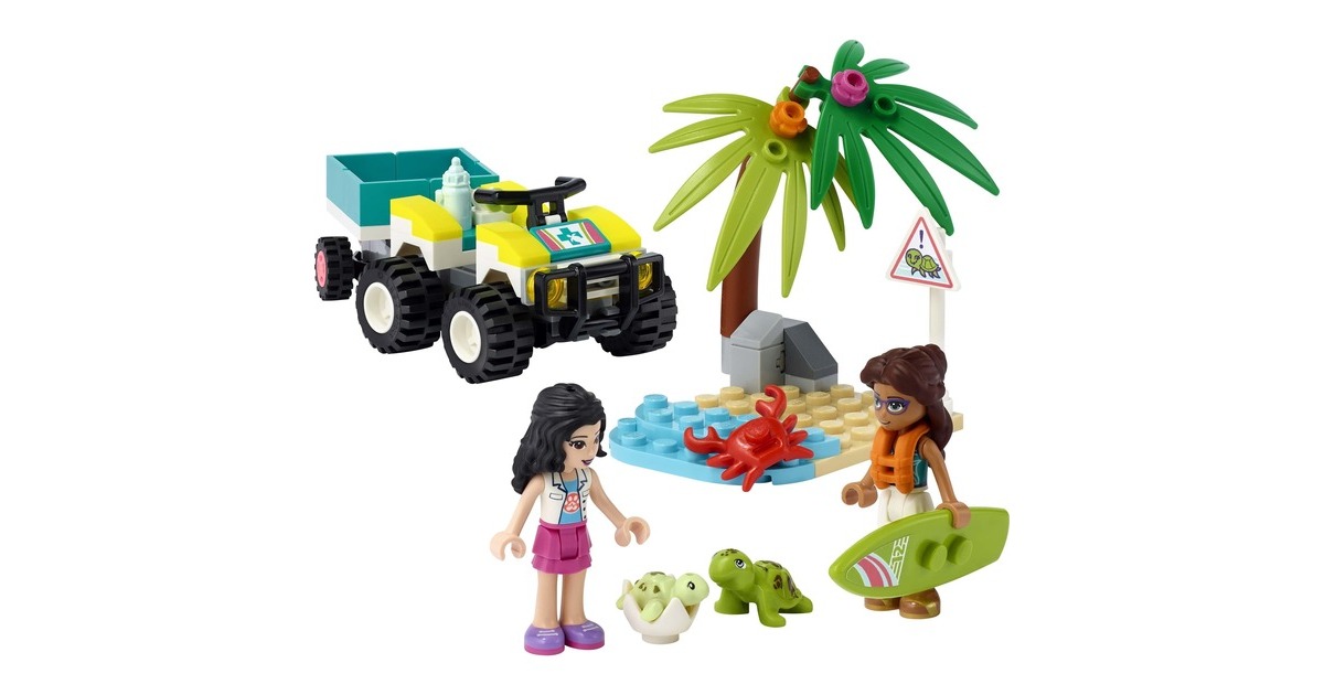LEGO 41697 Friends Schildkröten-Rettungswagen, Konstruktionsspielzeug