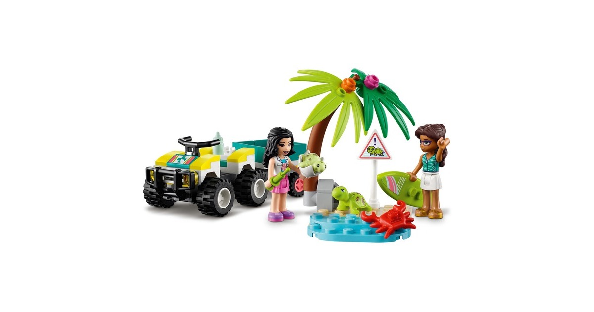 LEGO 41697 Friends Schildkröten-Rettungswagen, Konstruktionsspielzeug