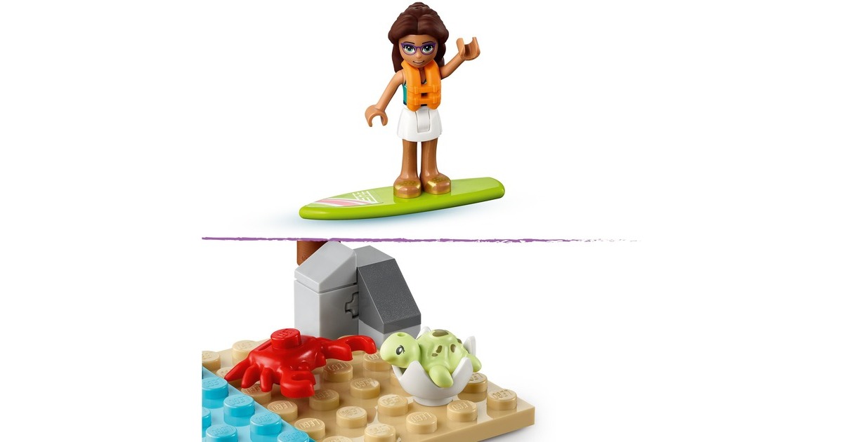 LEGO 41697 Friends Schildkröten-Rettungswagen, Konstruktionsspielzeug
