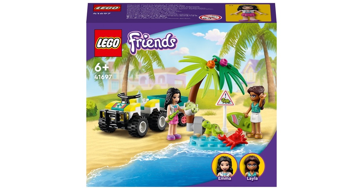 LEGO 41697 Friends Schildkröten-Rettungswagen, Konstruktionsspielzeug