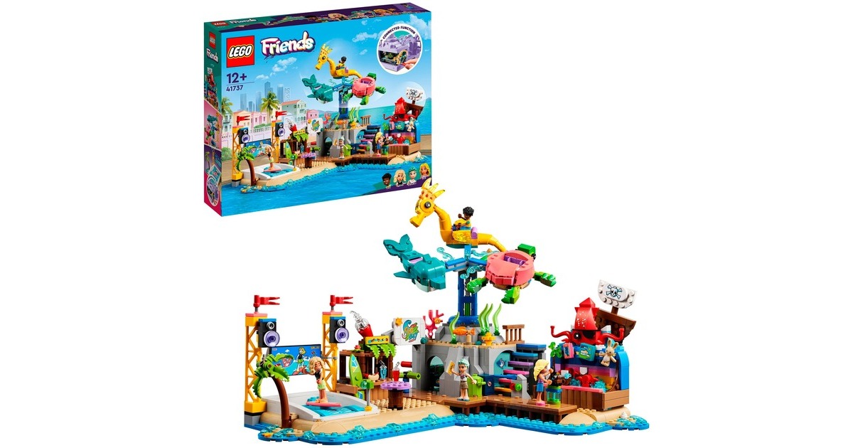 LEGO 41737 Friends Strand-Erlebnispark, Konstruktionsspielzeug