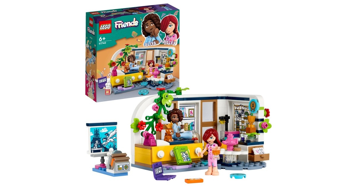 LEGO 41740 Friends Aliyas Zimmer, Konstruktionsspielzeug