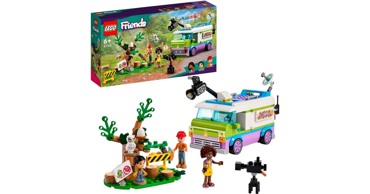 LEGO 41749 Friends Nachrichtenwagen, Konstruktionsspielzeug