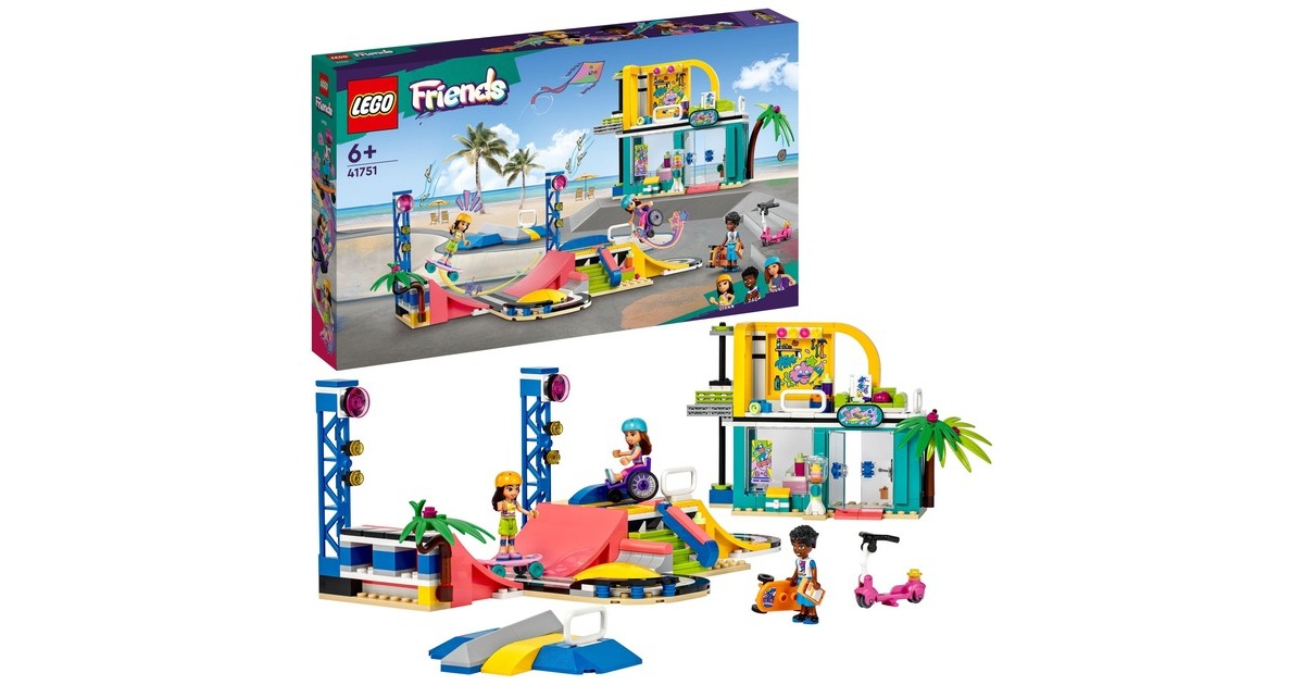 LEGO 41751 Friends Skatepark, Konstruktionsspielzeug