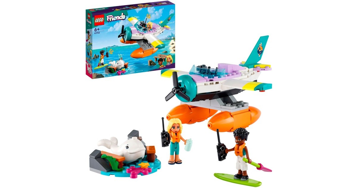 LEGO 41752 Friends Seerettungsflugzeug, Konstruktionsspielzeug