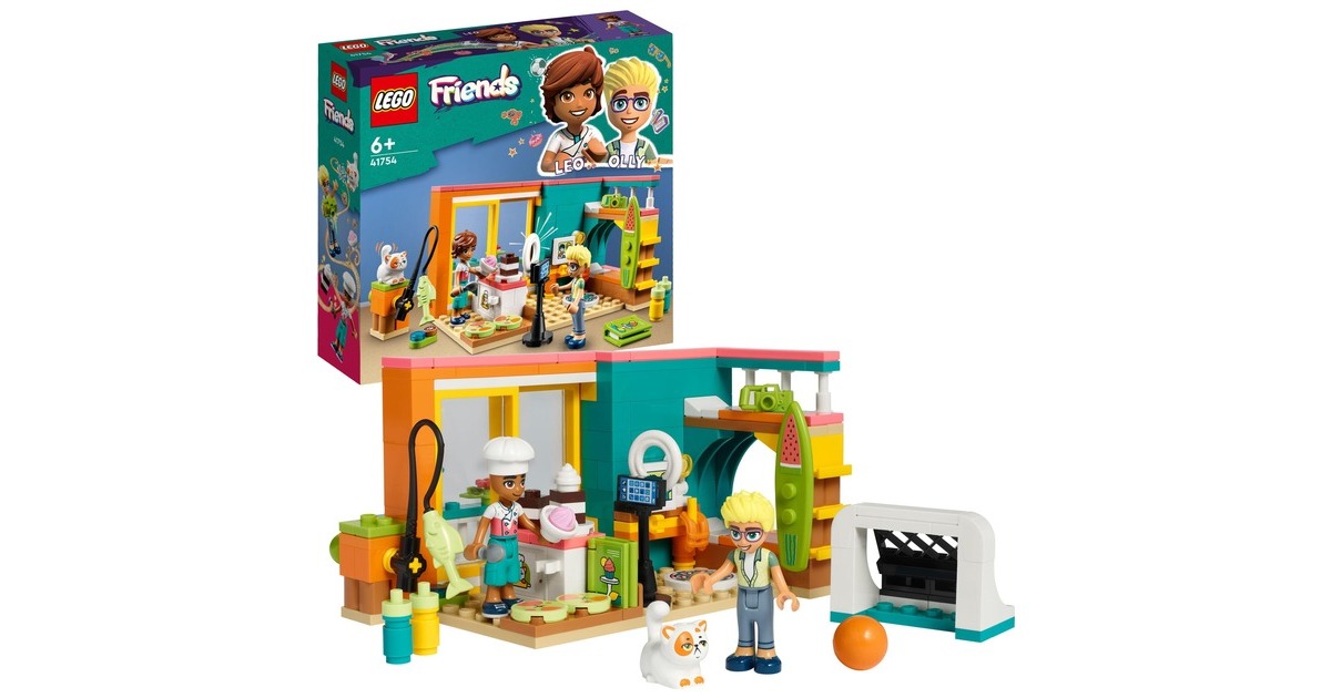 LEGO 41754 Friends Leos Zimmer, Konstruktionsspielzeug