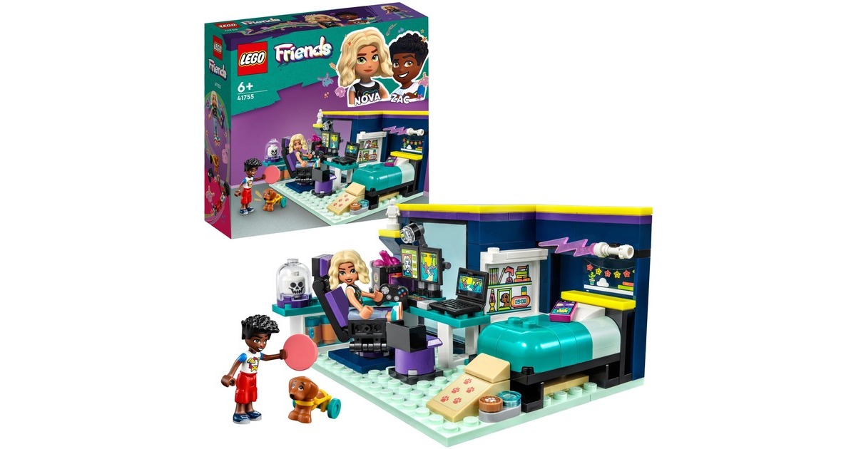 LEGO 41755 Friends Novas Zimmer, Konstruktionsspielzeug