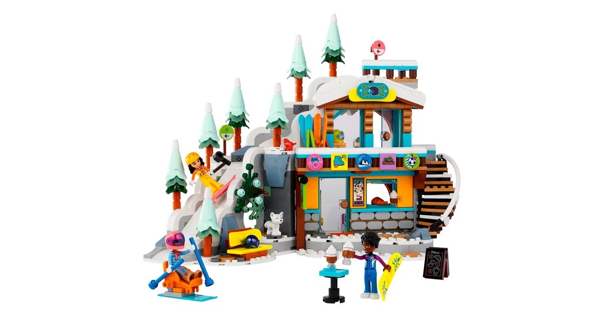 LEGO 41756 Friends Skipiste und Café, Konstruktionsspielzeug