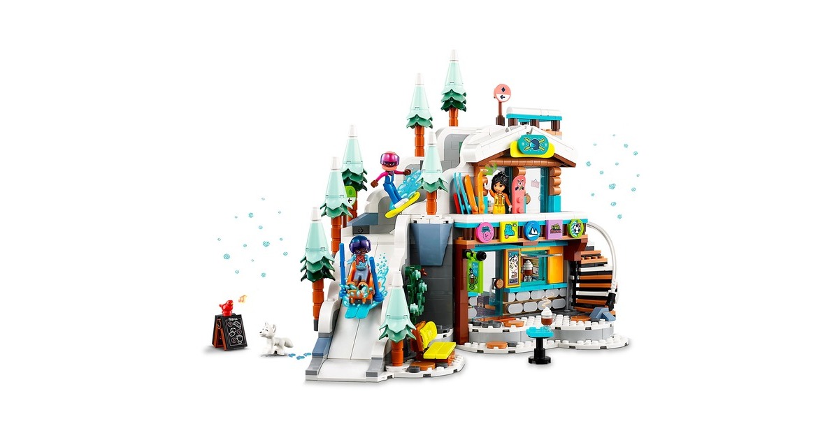 LEGO 41756 Friends Skipiste und Café, Konstruktionsspielzeug