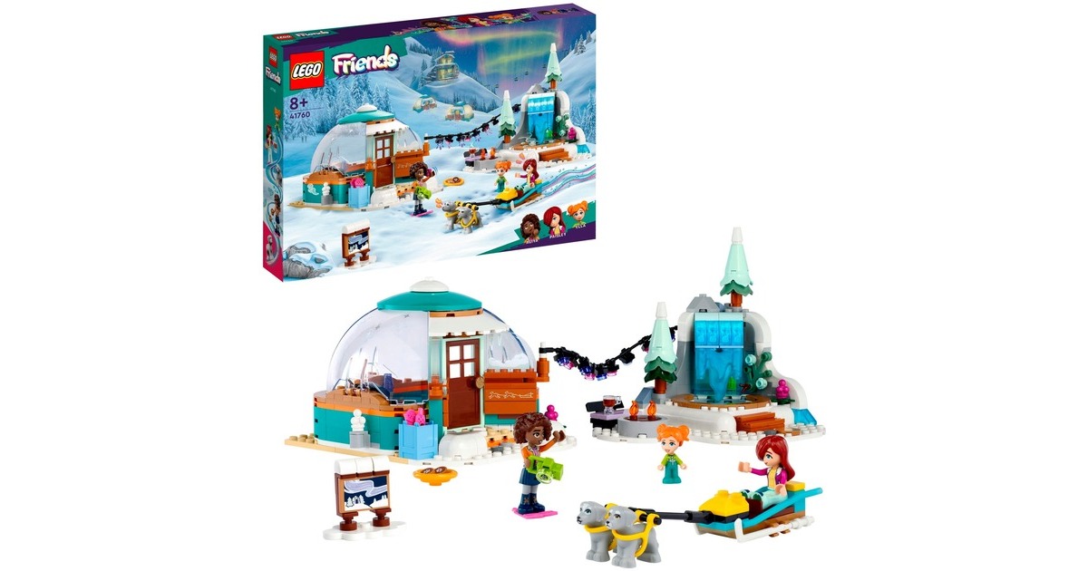 LEGO 41760 Friends Ferien im Iglu, Konstruktionsspielzeug