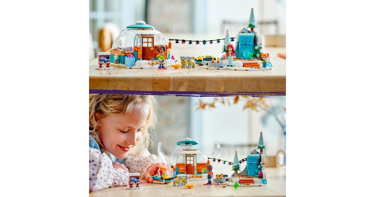 LEGO 41760 Friends Ferien im Iglu, Konstruktionsspielzeug
