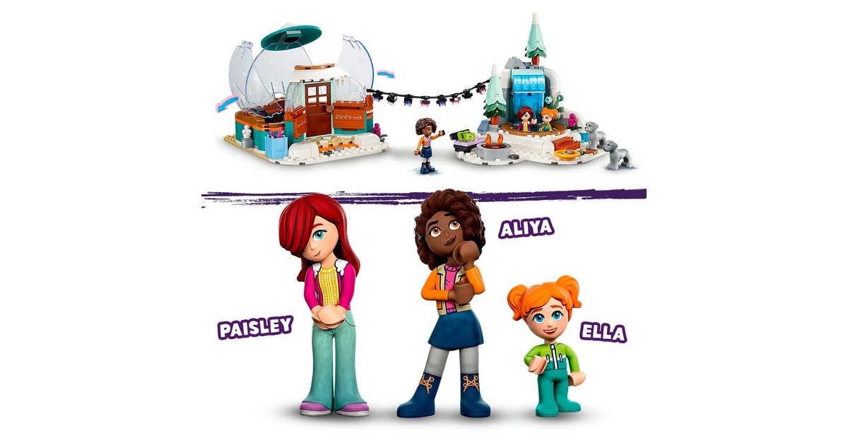 LEGO 41760 Friends Ferien im Iglu, Konstruktionsspielzeug