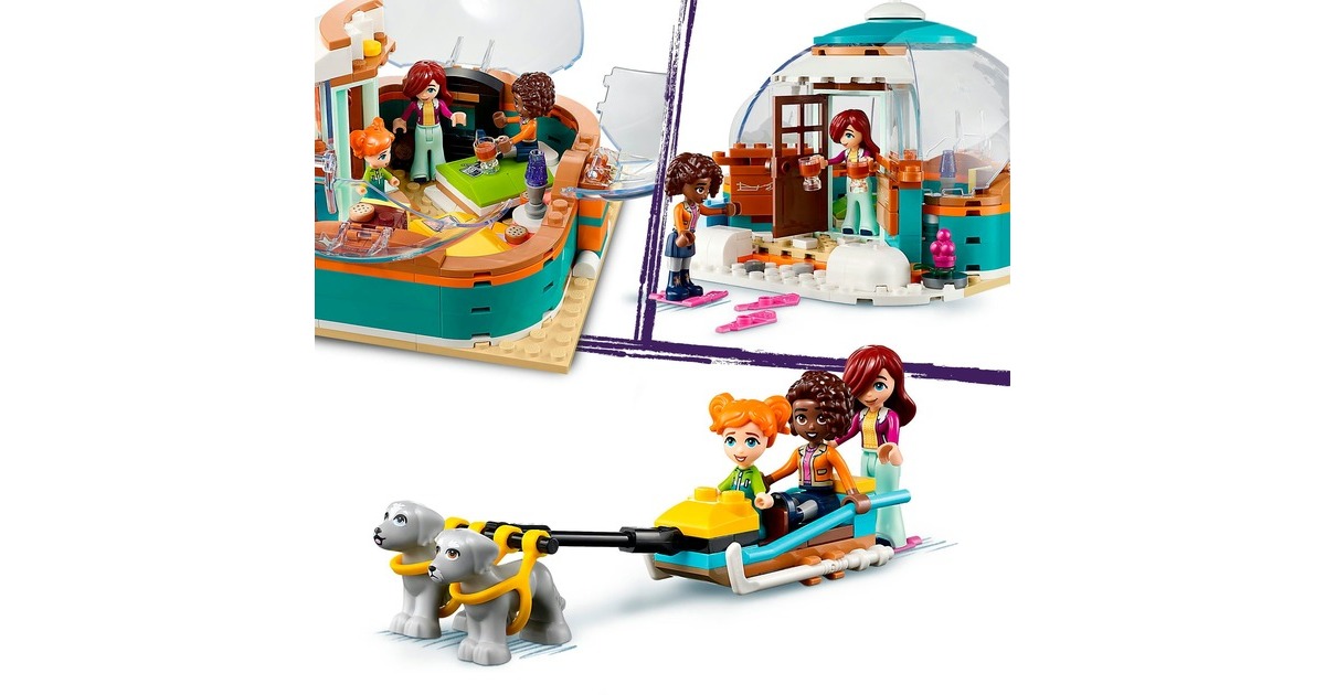 LEGO 41760 Friends Ferien im Iglu, Konstruktionsspielzeug