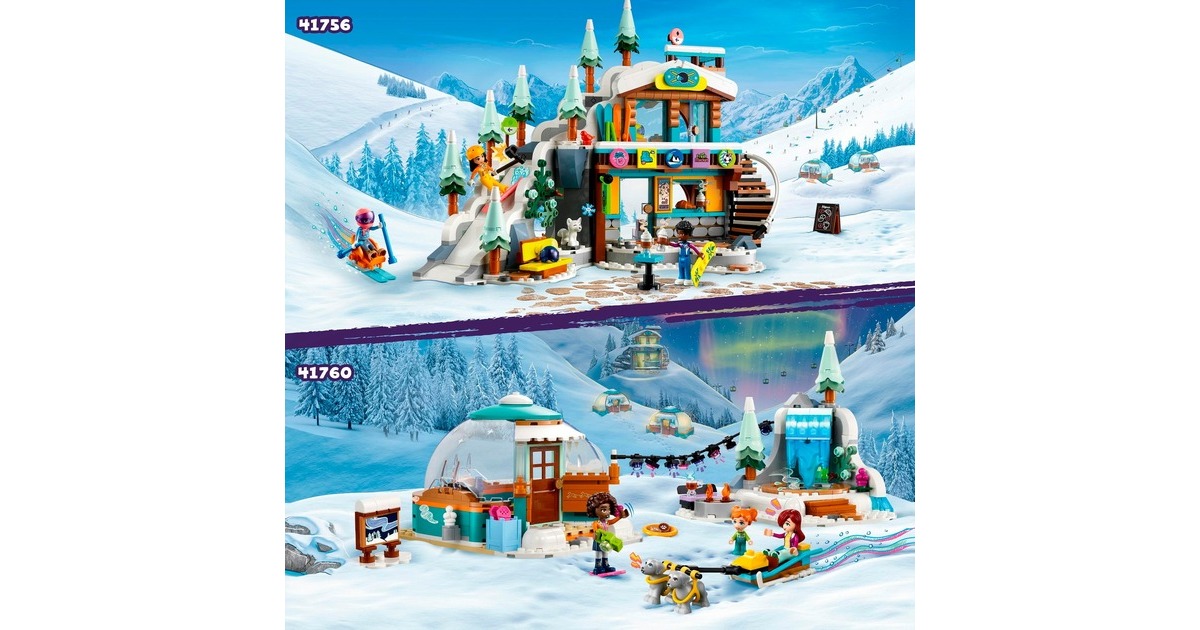 LEGO 41760 Friends Ferien im Iglu, Konstruktionsspielzeug