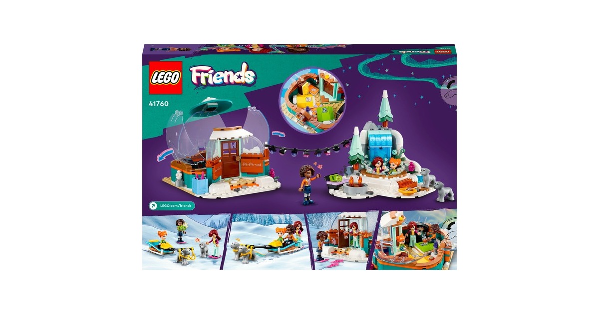 LEGO 41760 Friends Ferien im Iglu, Konstruktionsspielzeug
