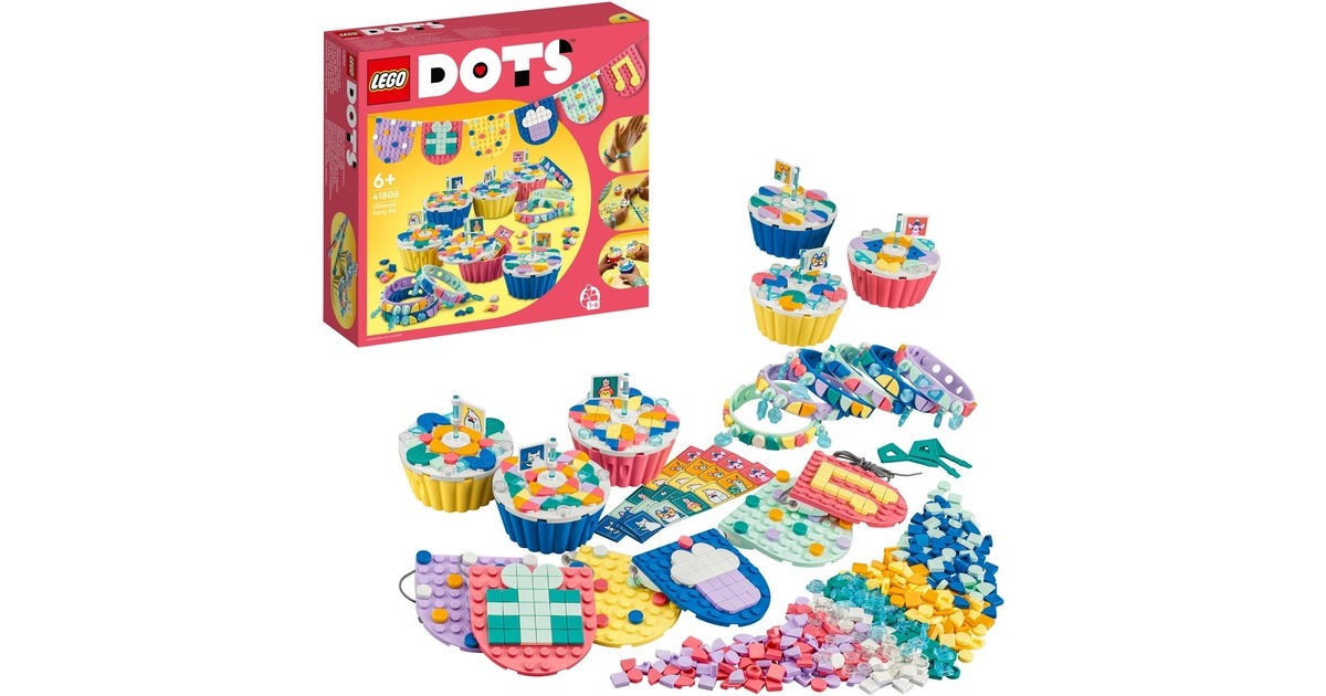 LEGO 41806 DOTS Ultimatives Partyset, Konstruktionsspielzeug