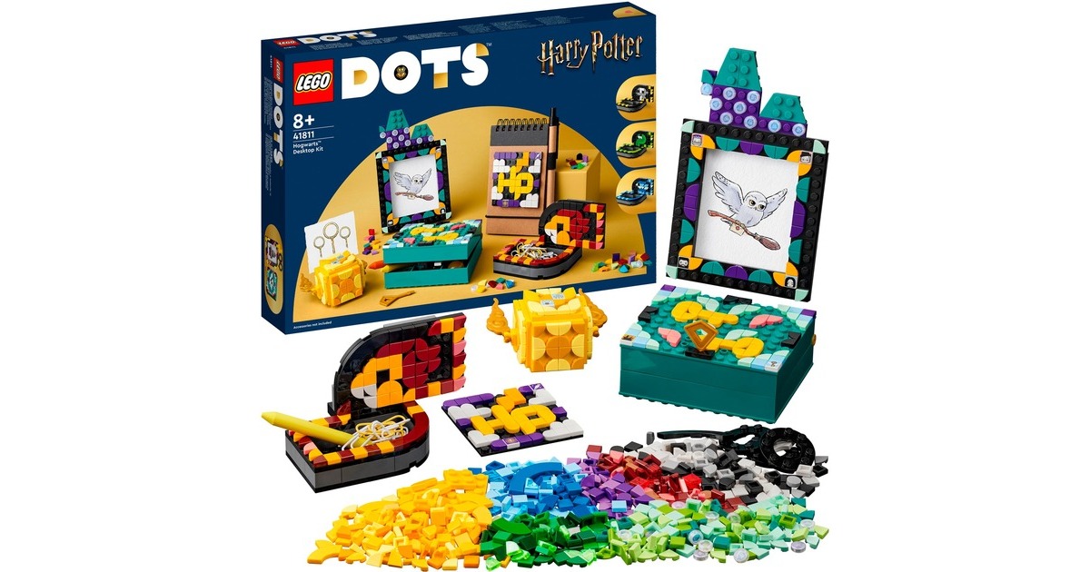 LEGO 41811 DOTS Hogwarts Schreibtisch-Set, Konstruktionsspielzeug
