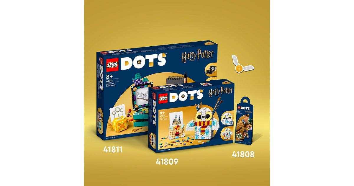 LEGO 41811 DOTS Hogwarts Schreibtisch-Set, Konstruktionsspielzeug