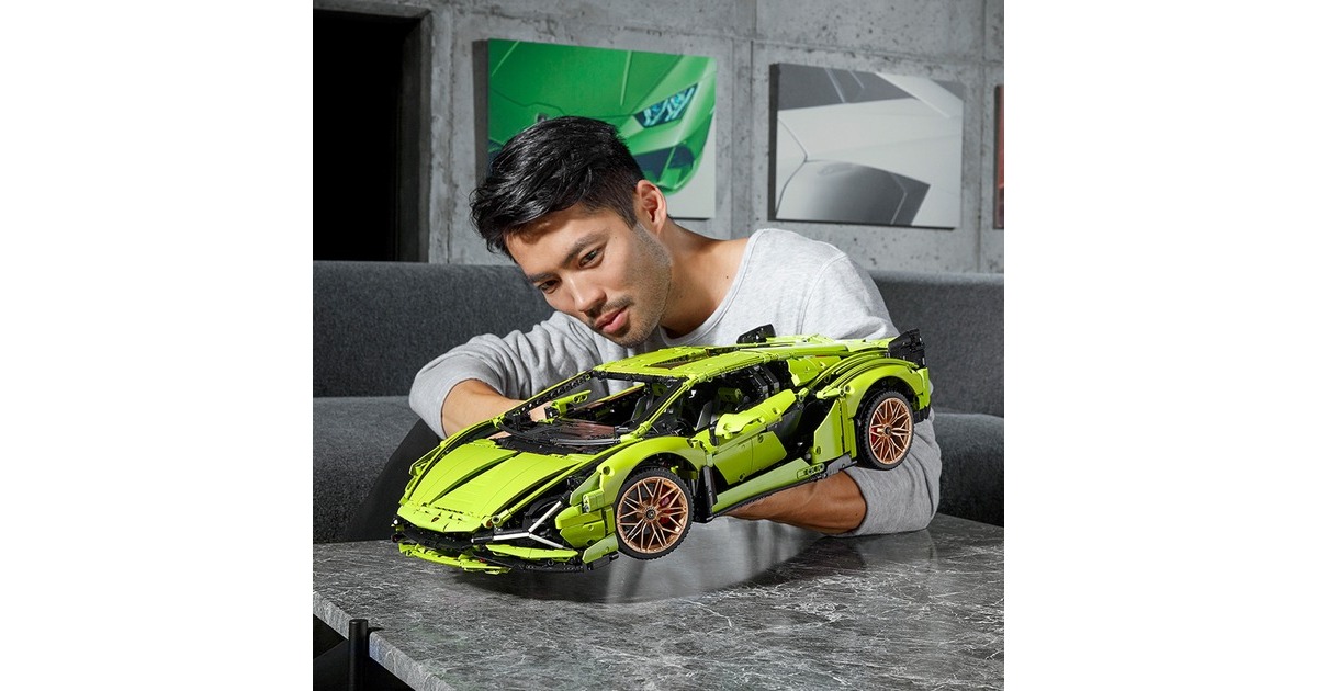 LEGO 42115 Technic Lamborghini Sián FKP 37, Konstruktionsspielzeug(hellgrün)