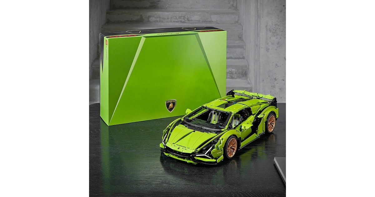 LEGO 42115 Technic Lamborghini Sián FKP 37, Konstruktionsspielzeug(hellgrün)