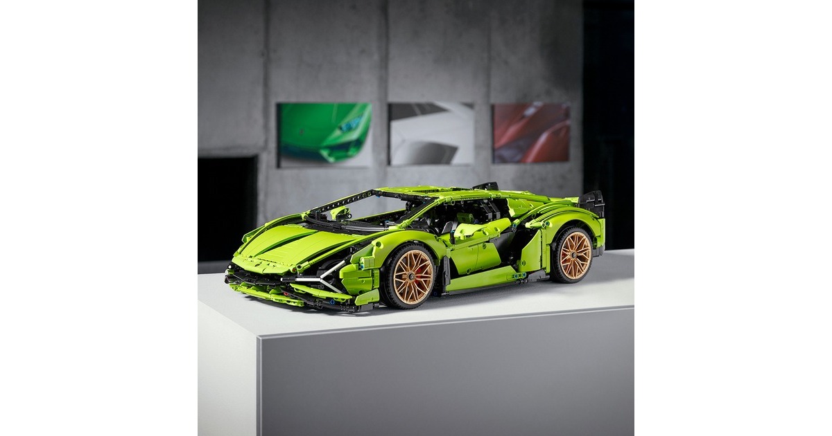 LEGO 42115 Technic Lamborghini Sián FKP 37, Konstruktionsspielzeug(hellgrün)