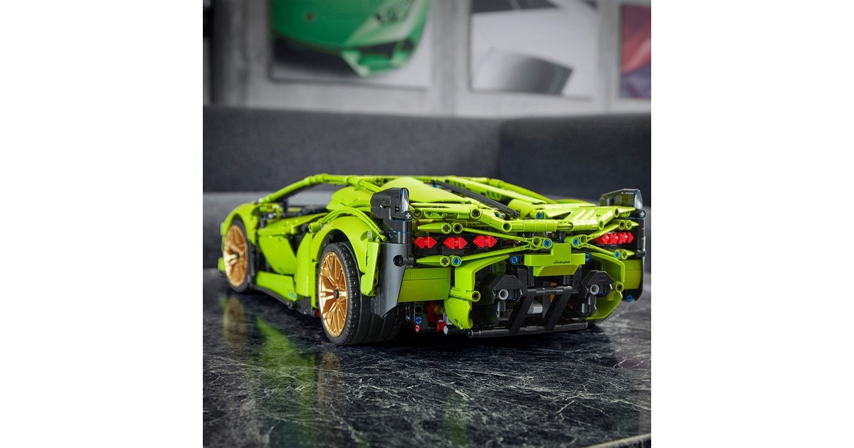 LEGO 42115 Technic Lamborghini Sián FKP 37, Konstruktionsspielzeug(hellgrün)