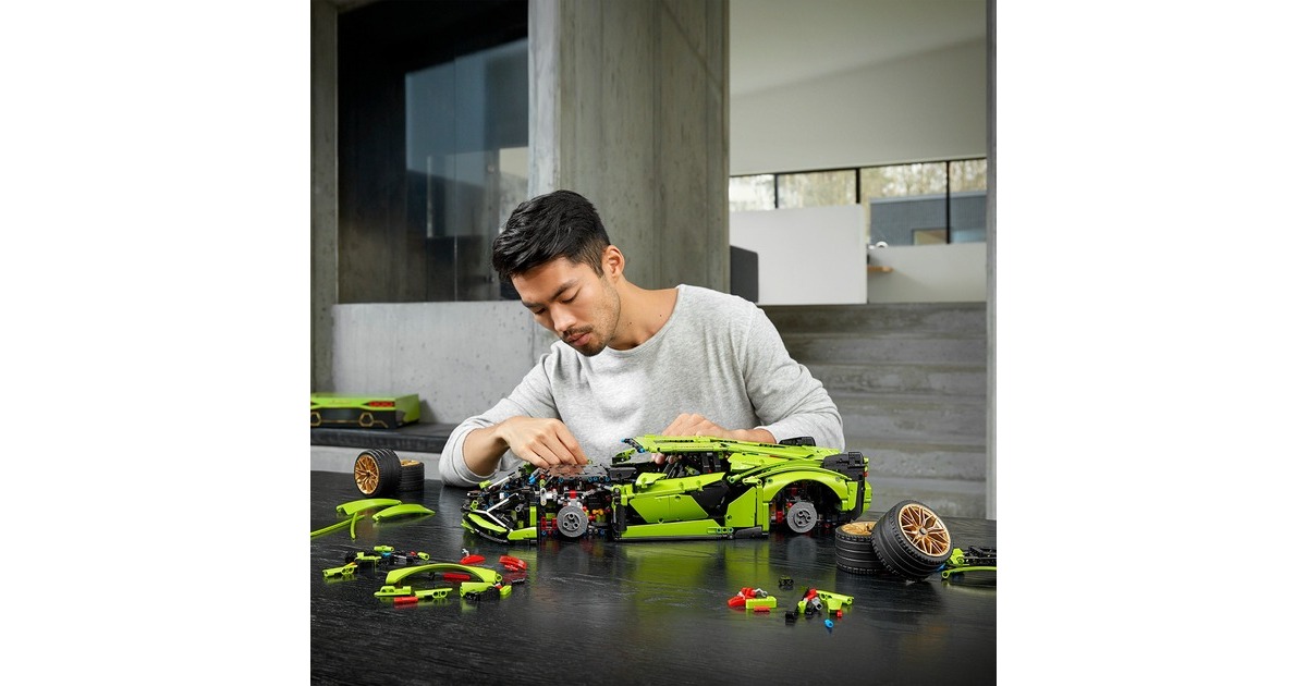 LEGO 42115 Technic Lamborghini Sián FKP 37, Konstruktionsspielzeug(hellgrün)