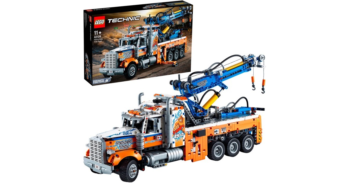 LEGO 42128 Technic Schwerlast-Abschleppwagen, Konstruktionsspielzeug