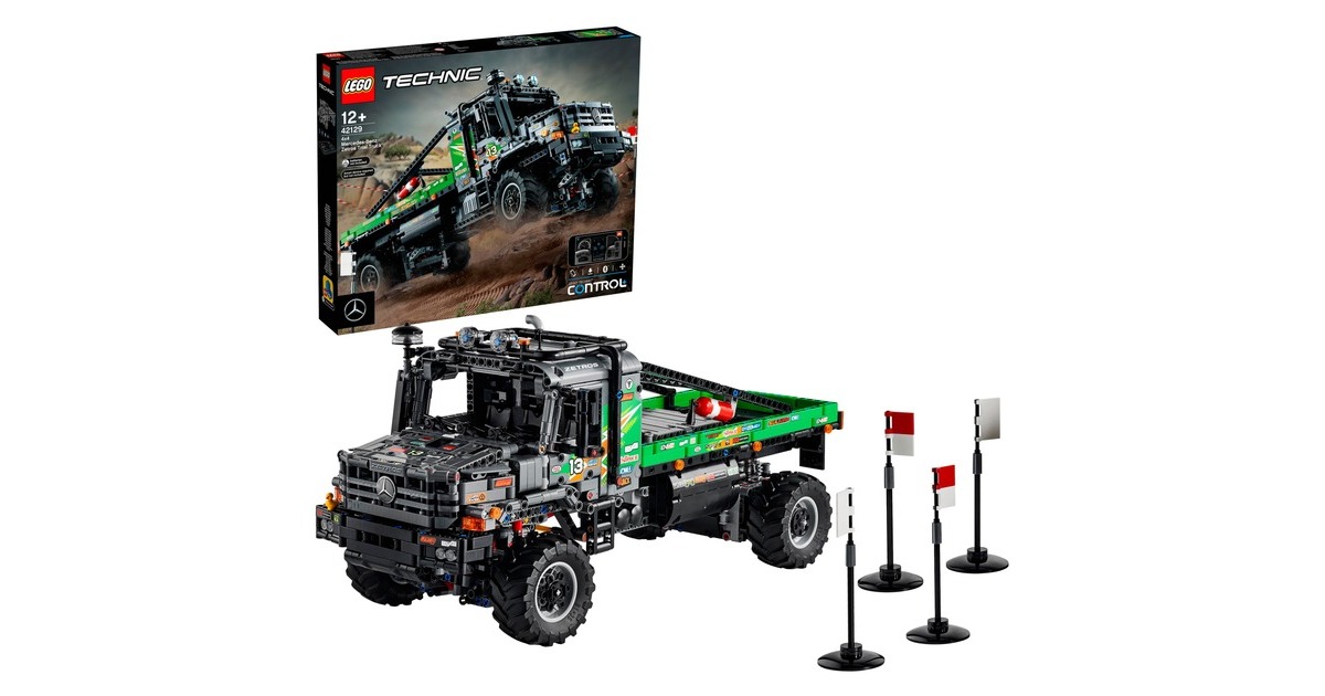 LEGO 42129 Technic 4x4 Mercedes-Benz Zetros Offroad-Truck, Konstruktionsspielzeug(App-kontrolliertes Lkw-Spielzeug )