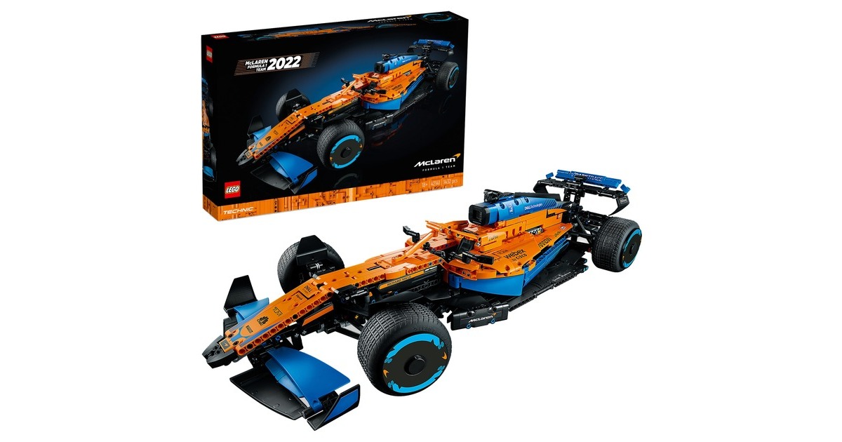 LEGO 42141 Technic McLaren Formel 1 Rennwagen, Konstruktionsspielzeug