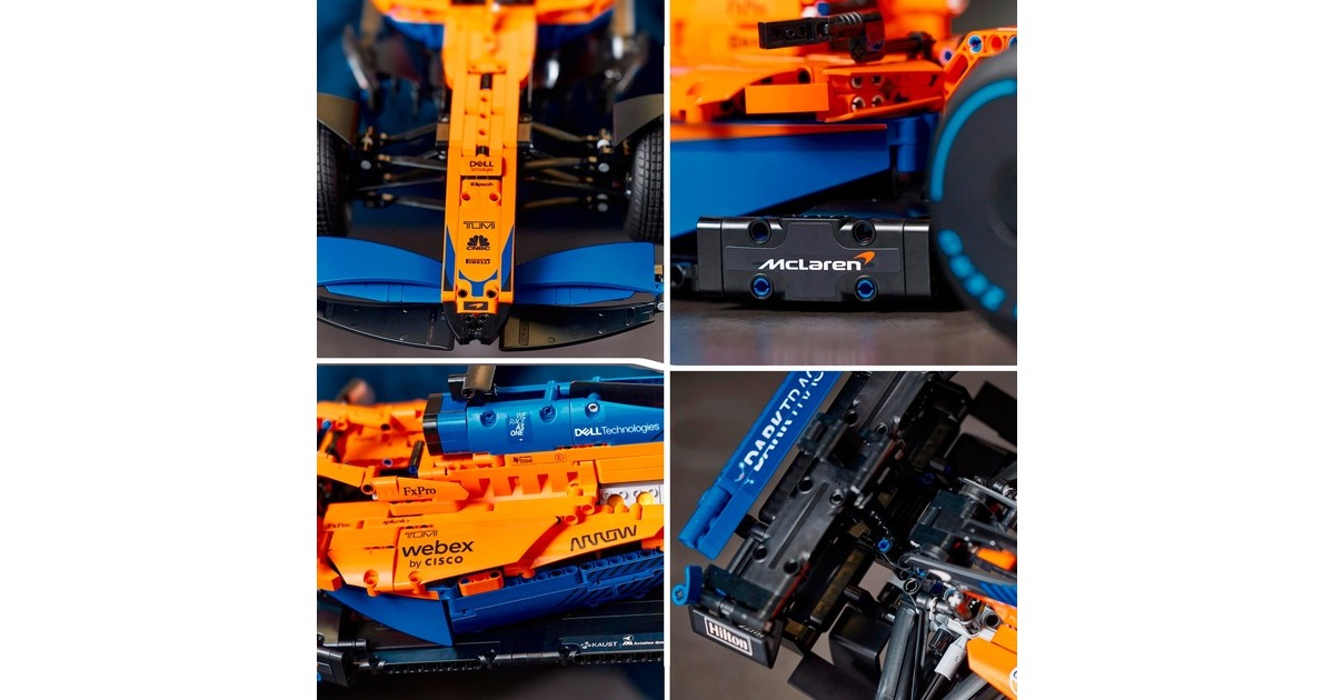 LEGO 42141 Technic McLaren Formel 1 Rennwagen, Konstruktionsspielzeug