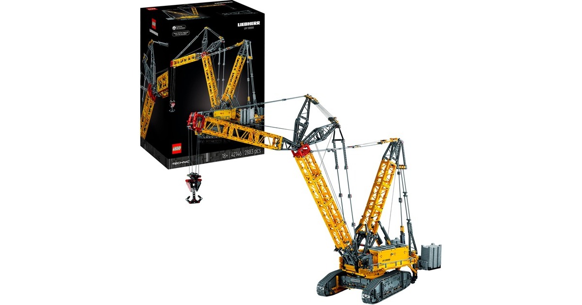 LEGO 42146 Technic Liebherr LR 13000 Raupenkran, Konstruktionsspielzeug