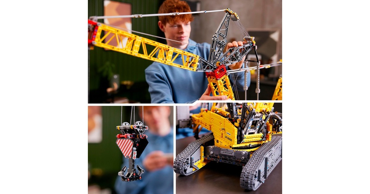 LEGO 42146 Technic Liebherr LR 13000 Raupenkran, Konstruktionsspielzeug