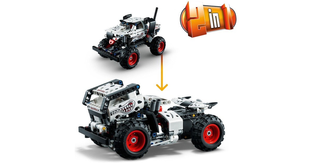 LEGO 42150 Technic Monster Jam Monster Mutt Dalmatian, Konstruktionsspielzeug