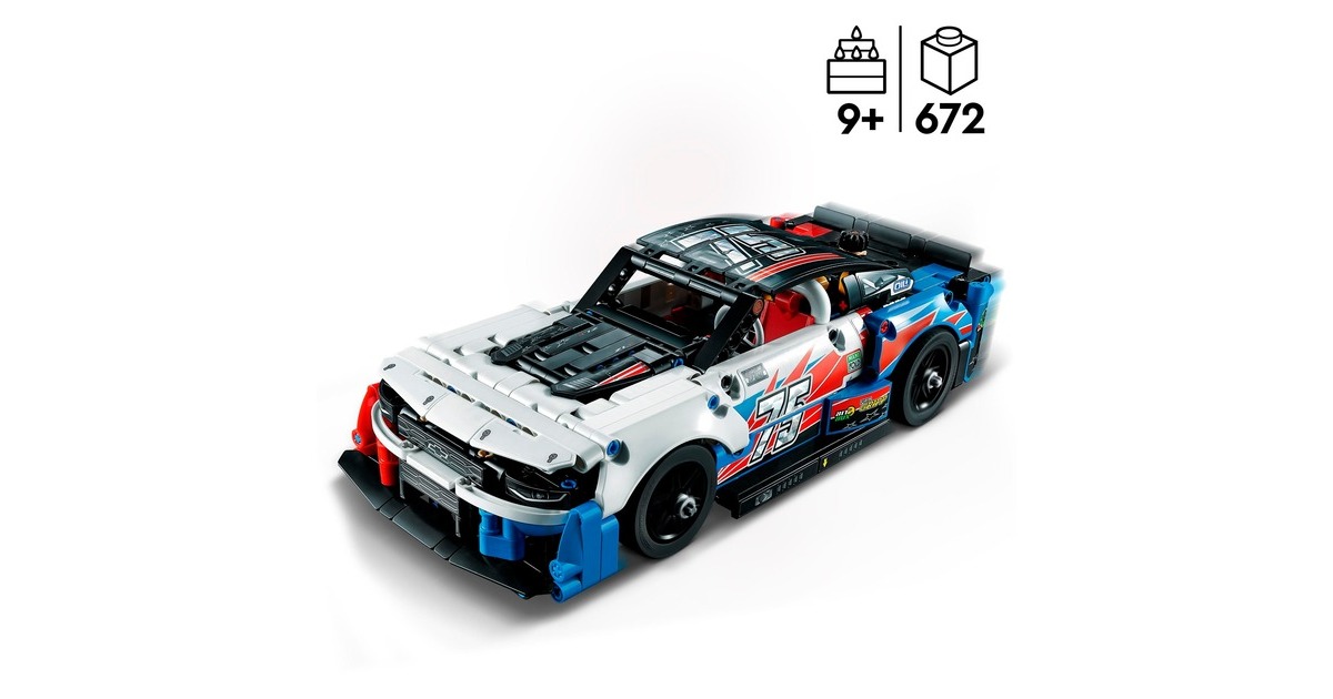LEGO 42153 Technic Nascar Next Gen Chevrolet Camaro ZL1, Konstruktionsspielzeug