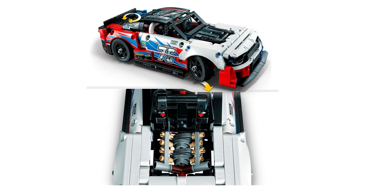 LEGO 42153 Technic Nascar Next Gen Chevrolet Camaro ZL1, Konstruktionsspielzeug
