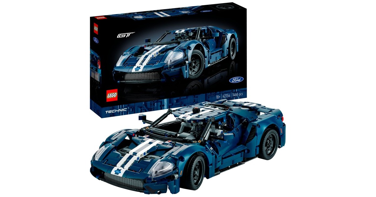 LEGO 42154 Technic Ford GT 2022, Konstruktionsspielzeug