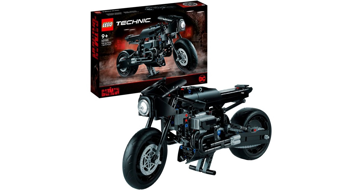 LEGO 42155 Technic The Batman - Batcycle, Konstruktionsspielzeug