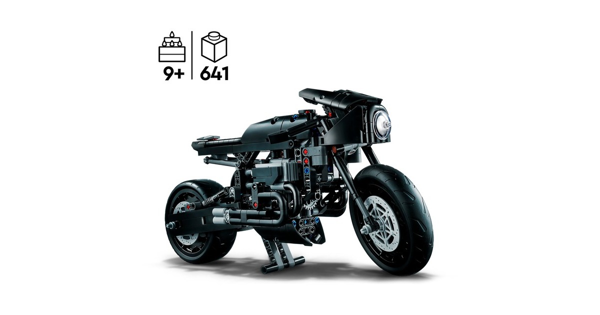 LEGO 42155 Technic The Batman - Batcycle, Konstruktionsspielzeug