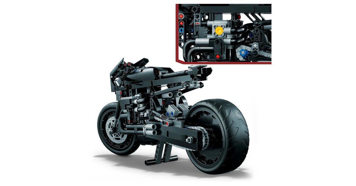 LEGO 42155 Technic The Batman - Batcycle, Konstruktionsspielzeug