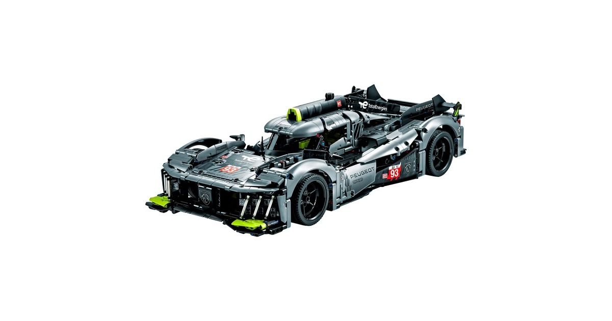 LEGO 42156 Technic PEUGEOT 9X8 24H Le Mans Hybrid Hypercar, Konstruktionsspielzeug