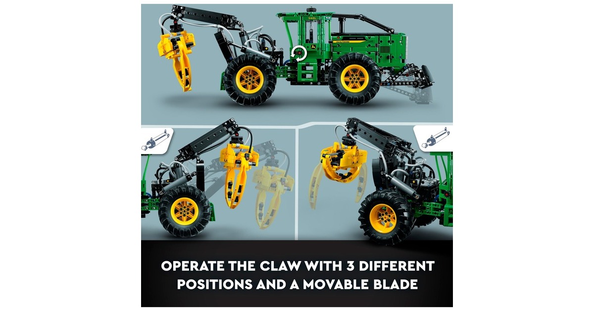 LEGO 42157 Technic John Deere 948L-II Skidder, Konstruktionsspielzeug
