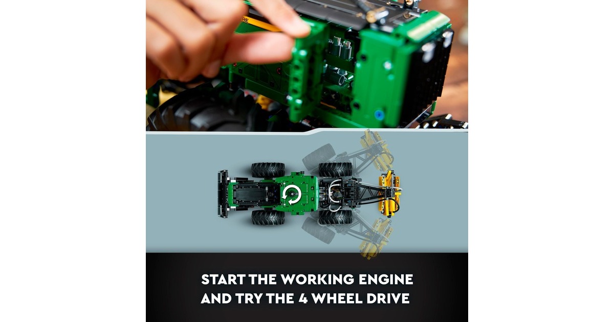 LEGO 42157 Technic John Deere 948L-II Skidder, Konstruktionsspielzeug