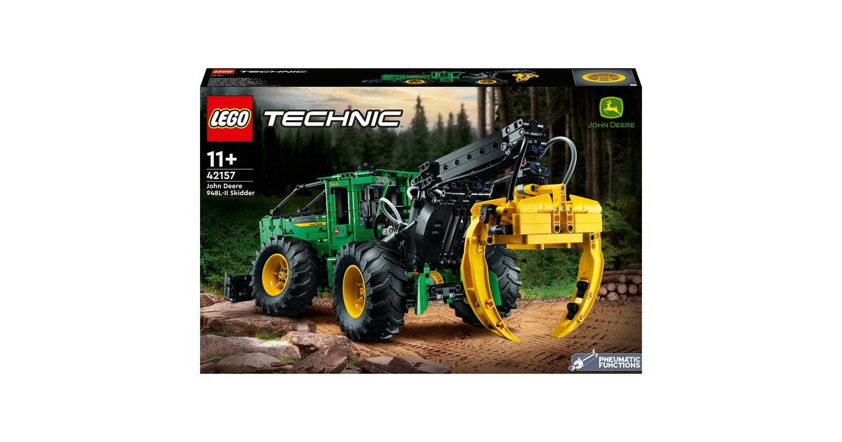 LEGO 42157 Technic John Deere 948L-II Skidder, Konstruktionsspielzeug