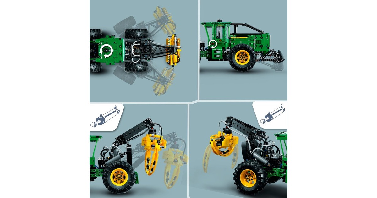LEGO 42157 Technic John Deere 948L-II Skidder, Konstruktionsspielzeug
