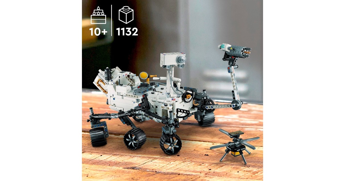 LEGO 42158 Technic NASA Mars-Rover Perseverance, Konstruktionsspielzeug